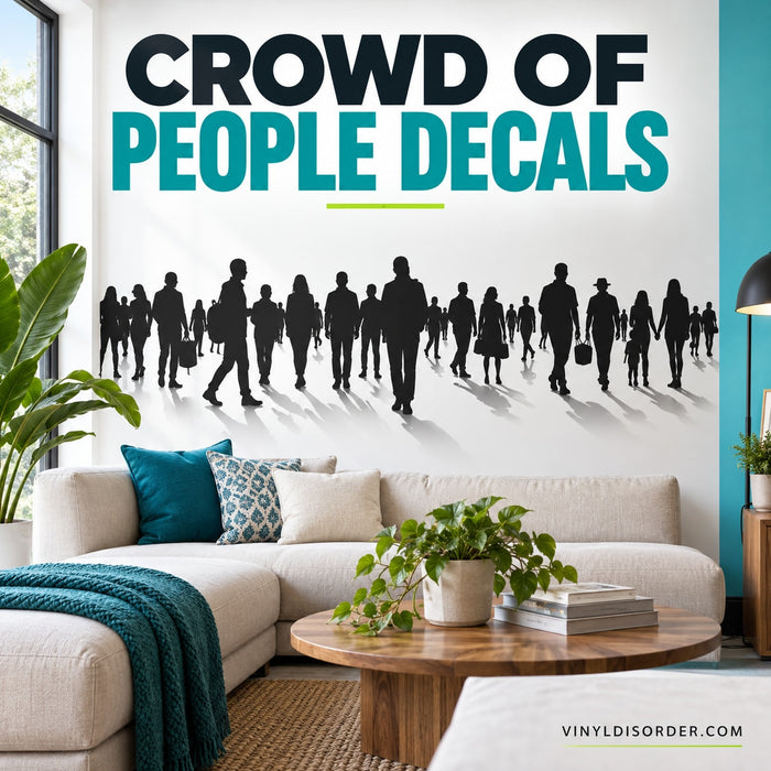 Crowd of People Decals