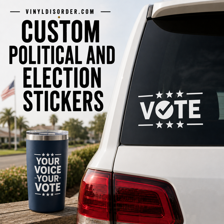 Custom Political and Election Stickers