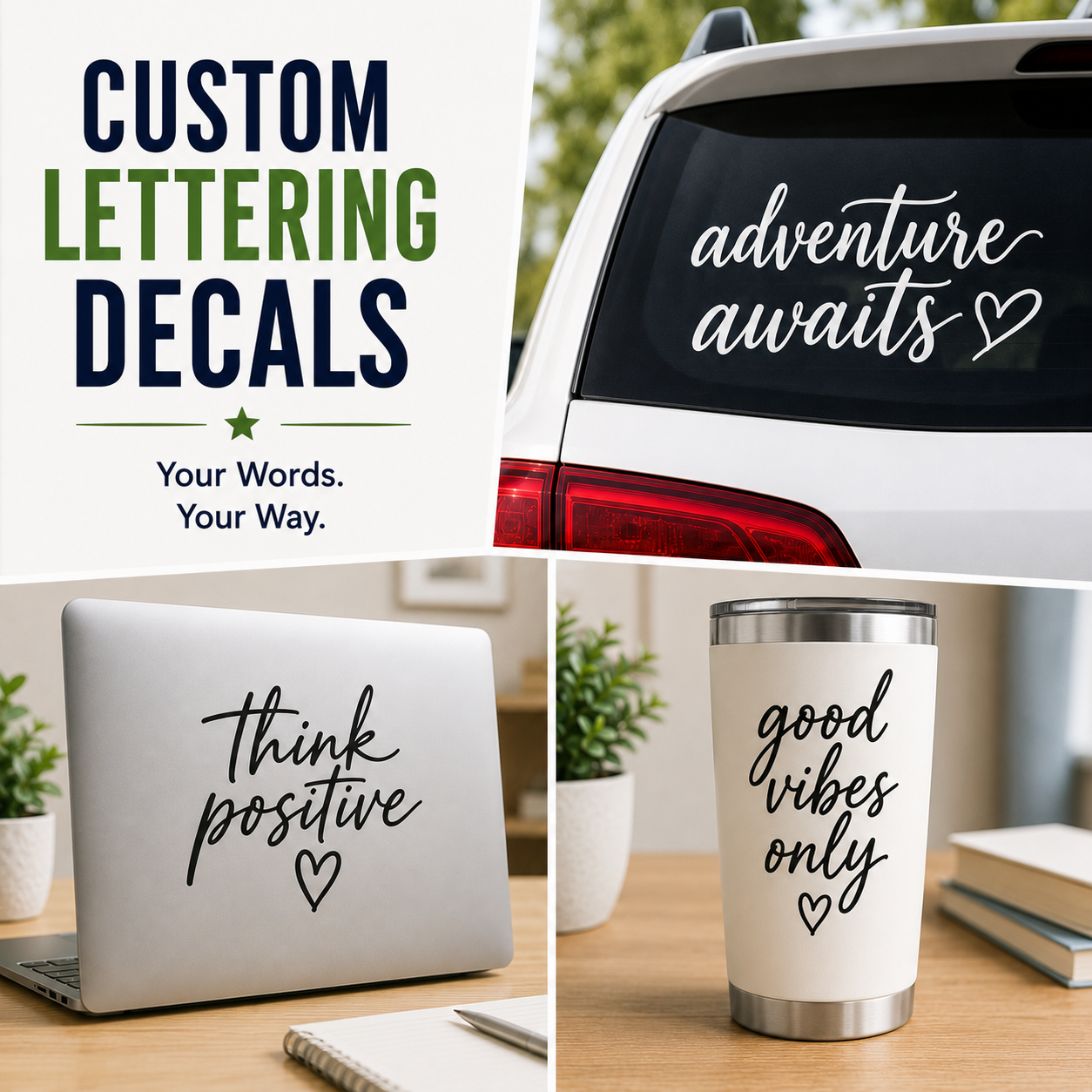 Custom Lettering Decals