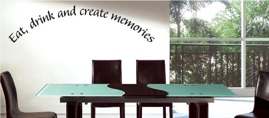 Dining Room Quote Decals