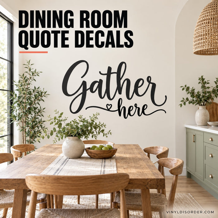 Dining Room Quote Decals