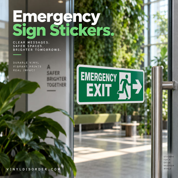 Emergency Sign Stickers