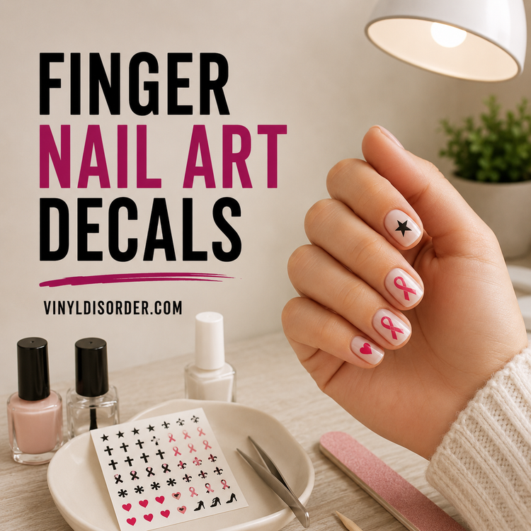 Finger Nail Art Decals