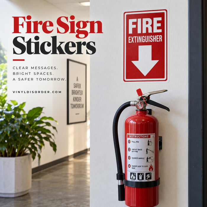 Fire Sign Stickers
