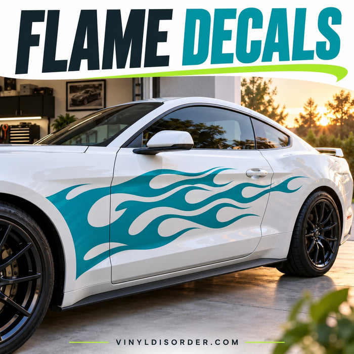 Flame Decals