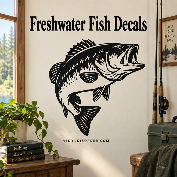 Freshwater Fish Decals