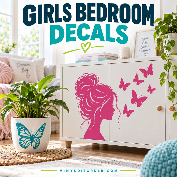 Girls Bedroom Decals