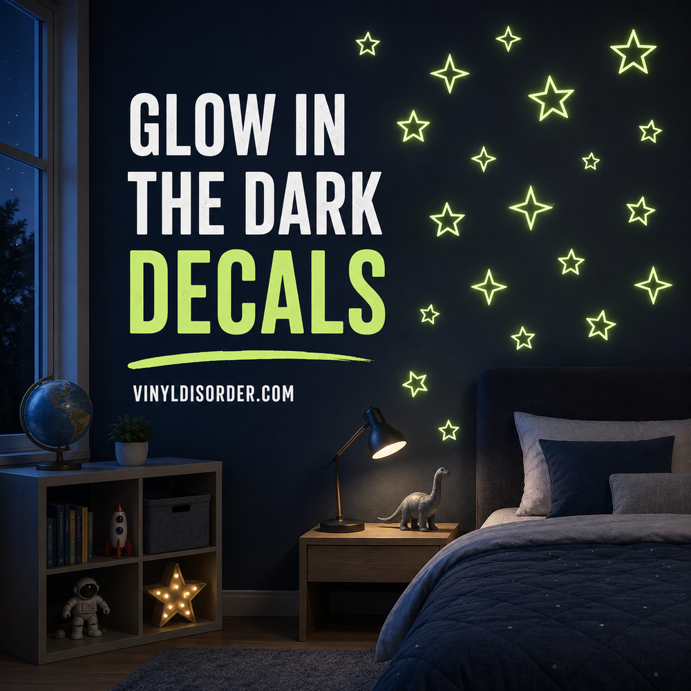 Glow in the Dark Decals