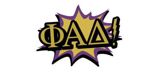 Greek Letter Decals