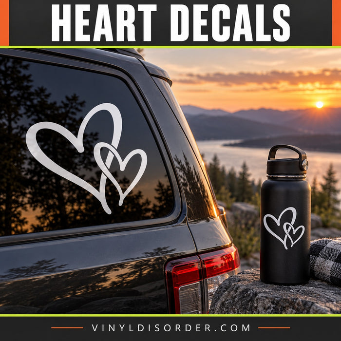 Heart Decals
