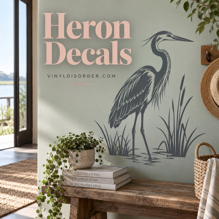 Heron Decals