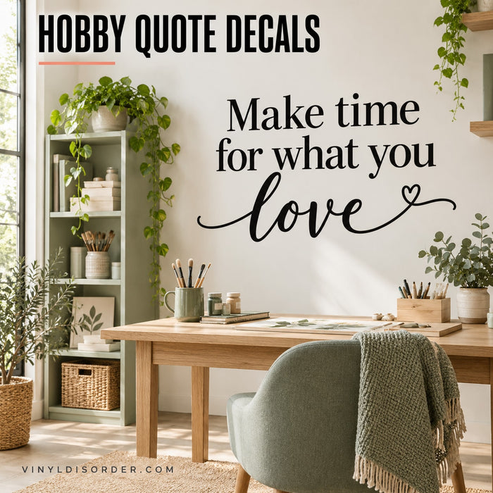 Hobby Quote Decals