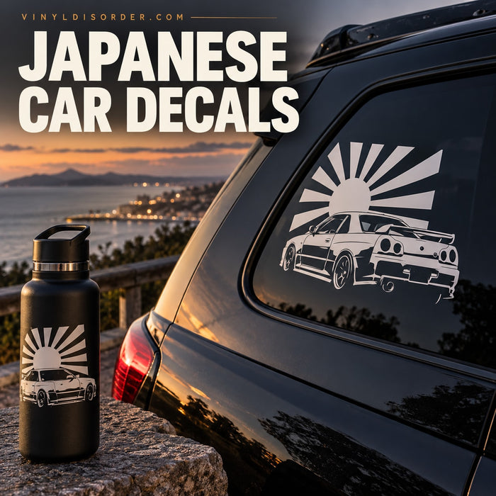 Japanese Car Decals