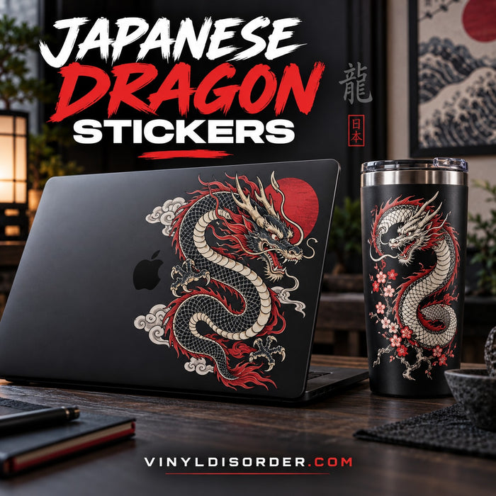 Japanese Dragon Stickers