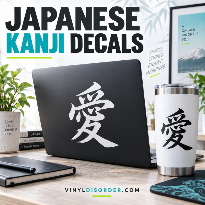 Japanese Kanji Decals