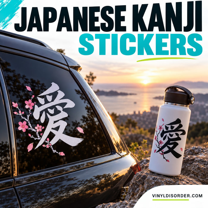 Japanese Kanji Stickers