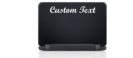 Laptop/PC Text Decals