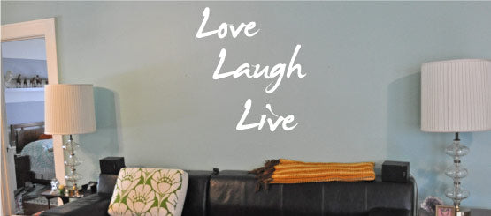 Love and Laughter Decals
