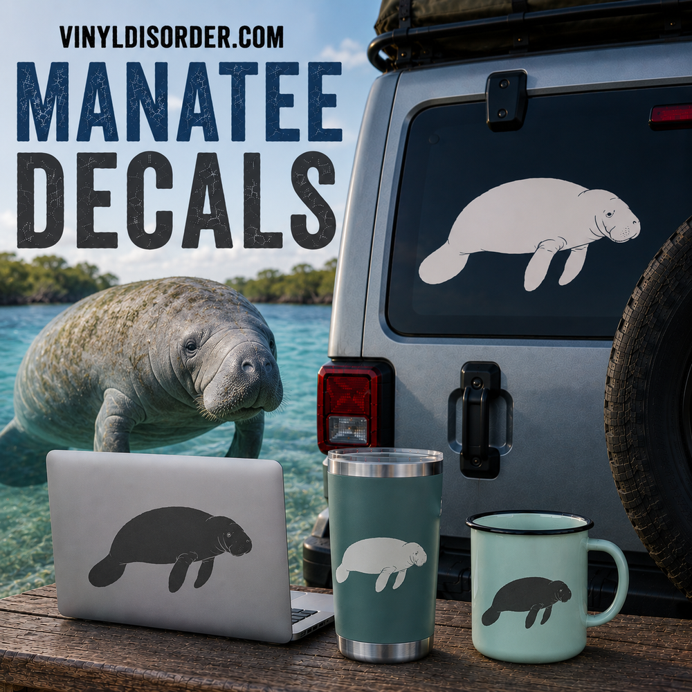 Manatee Decals