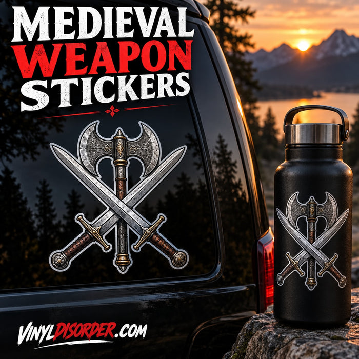 Medieval Weapon Stickers