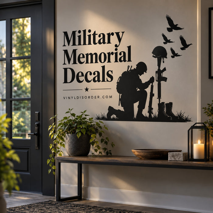 Military Memorial Decals