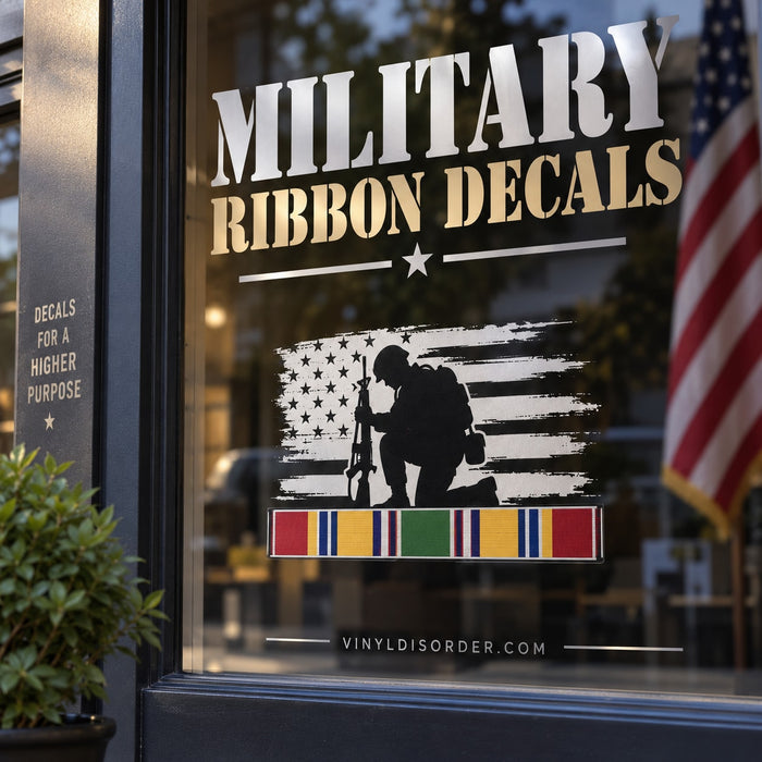 Military Ribbon Decals