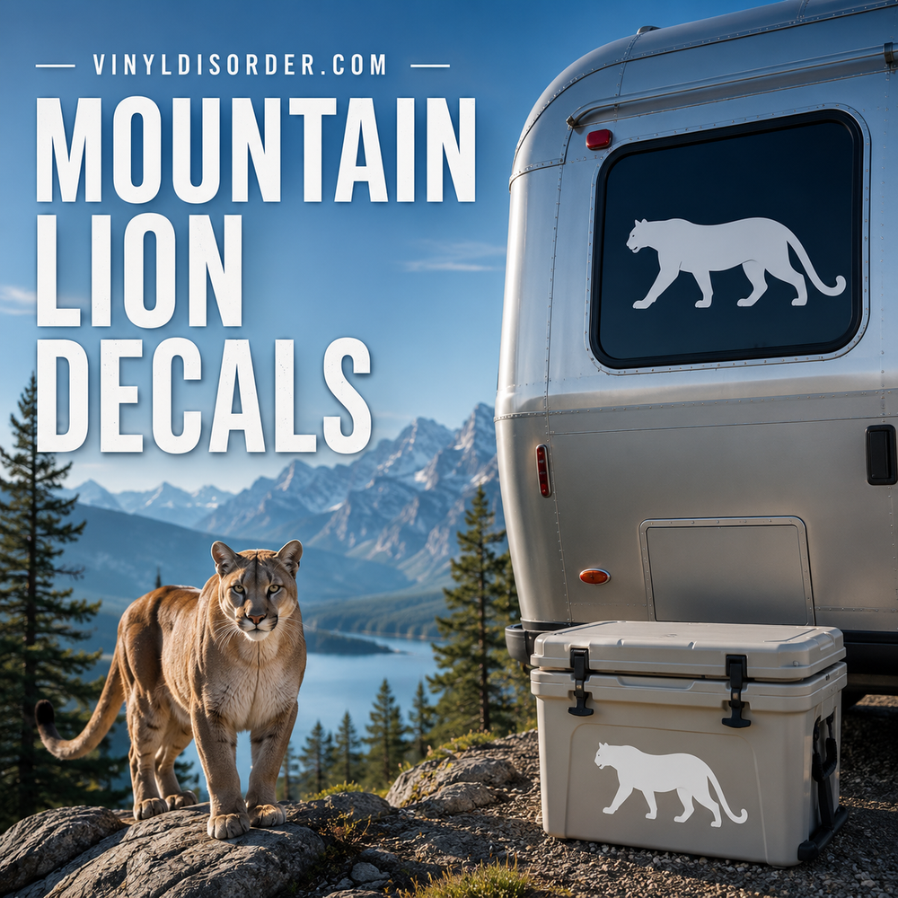 Mountain Lion Decals