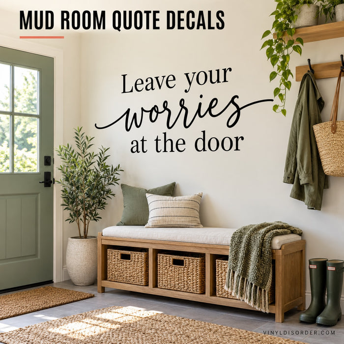 Mud Room Quote Decals