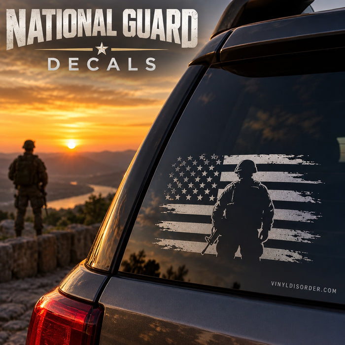 National Guard Decals
