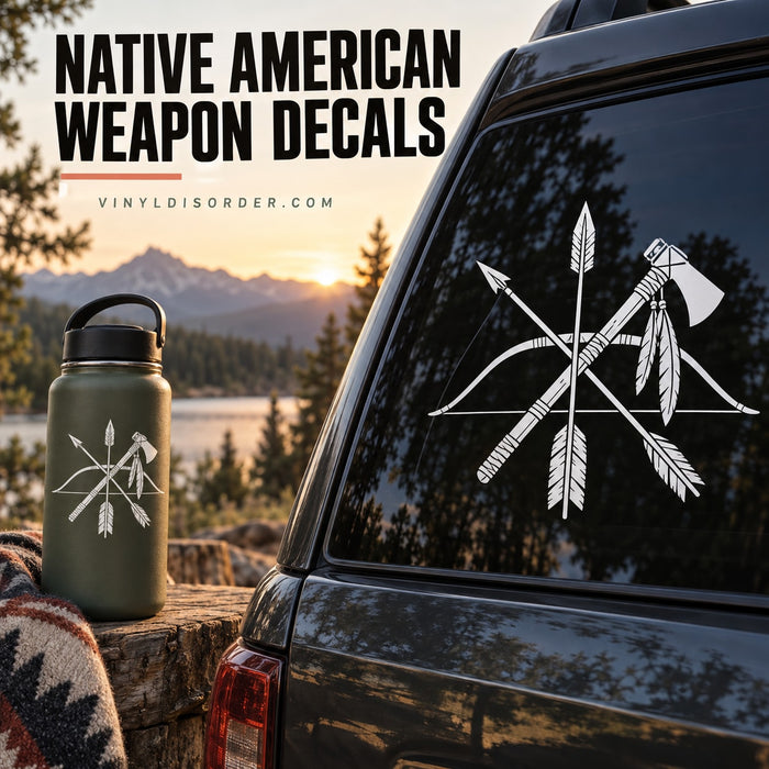 Native American Weapon Decals