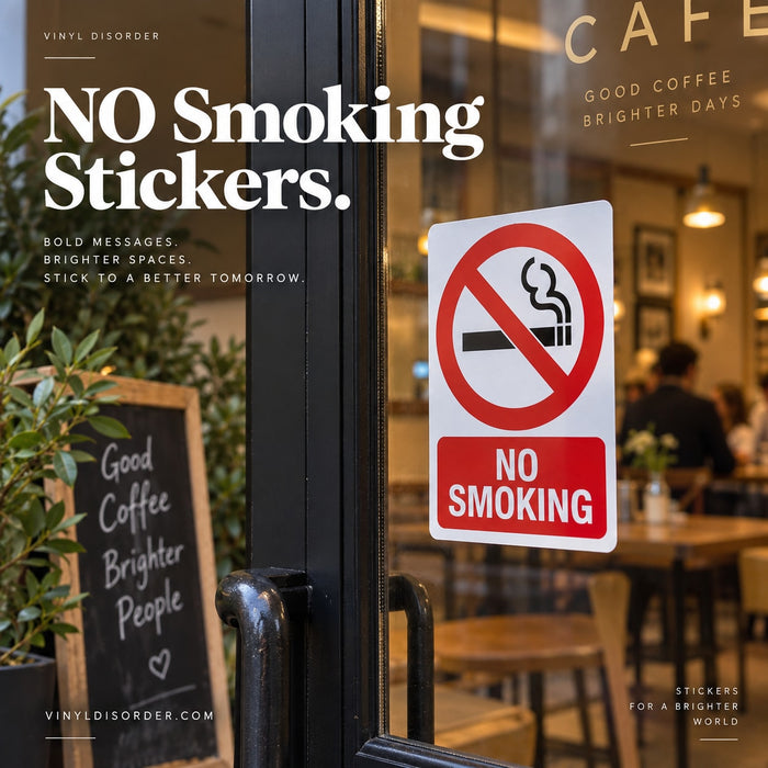 NO Smoking Stickers
