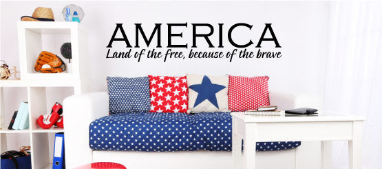 Patriotic Quote Decals