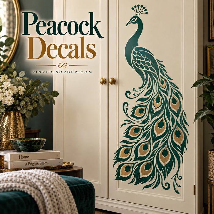 Peacock Decals