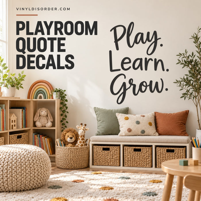 Playroom Quote Decals