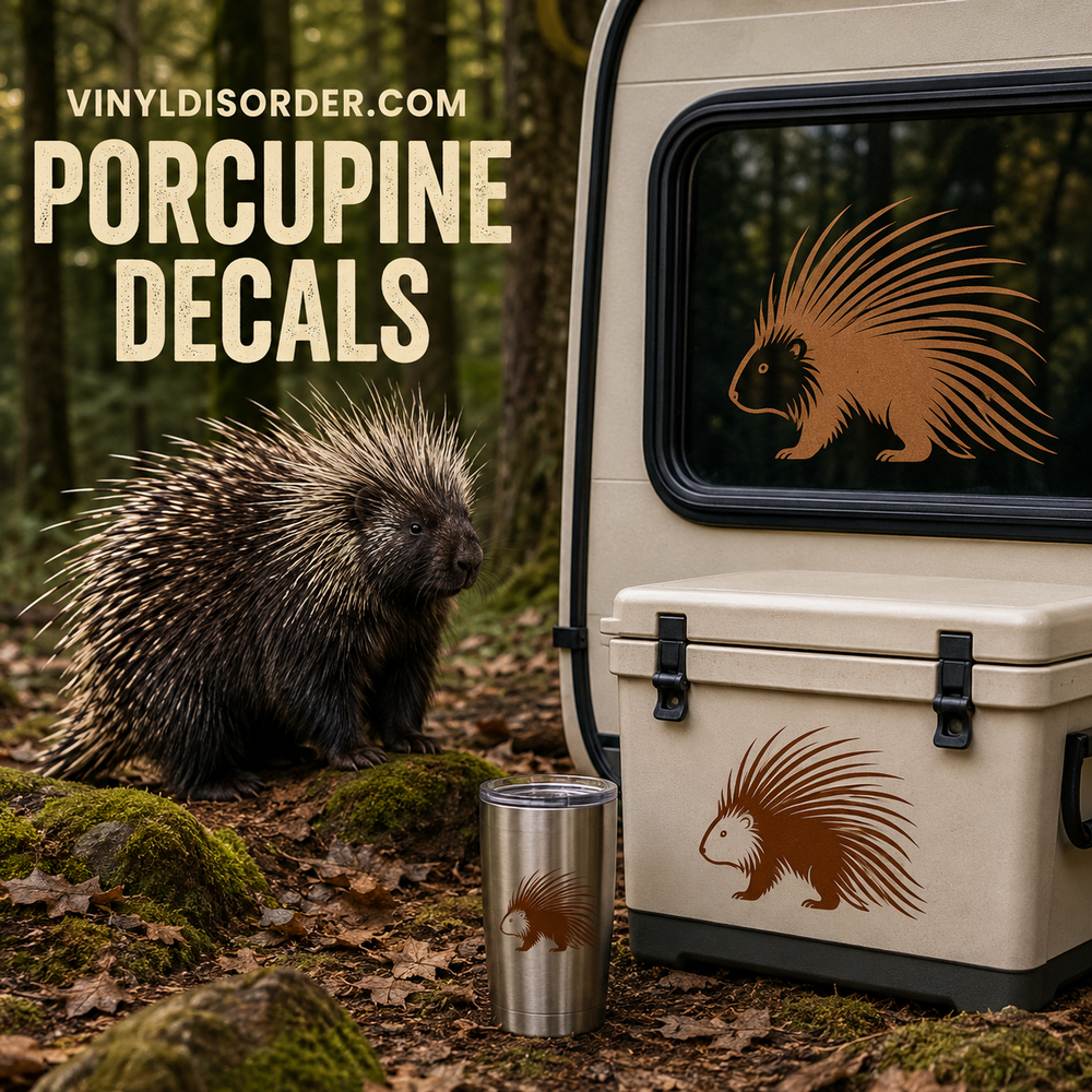 Porcupine Decals