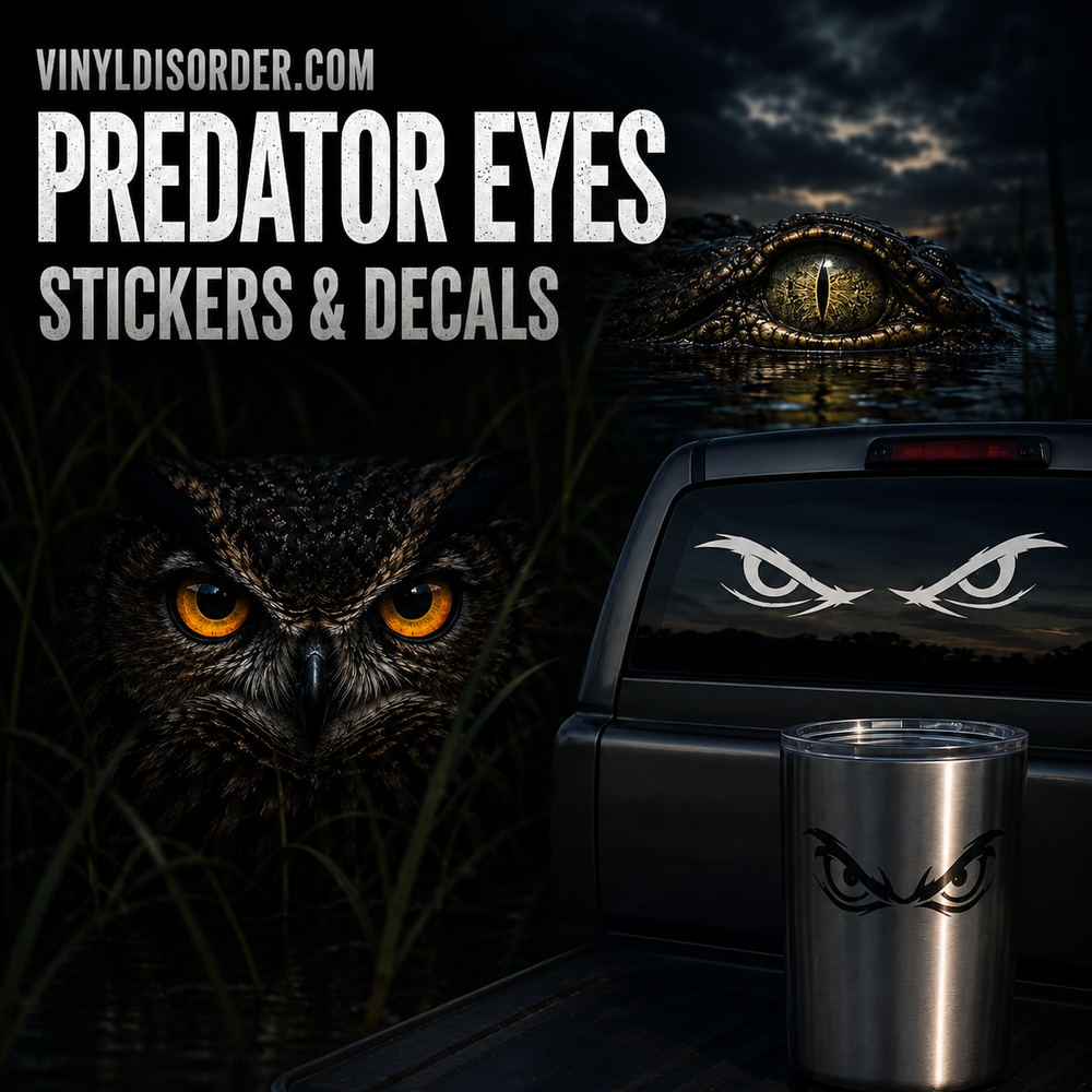 Predator Eyes Stickers