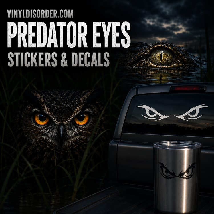 Predator Eyes Stickers