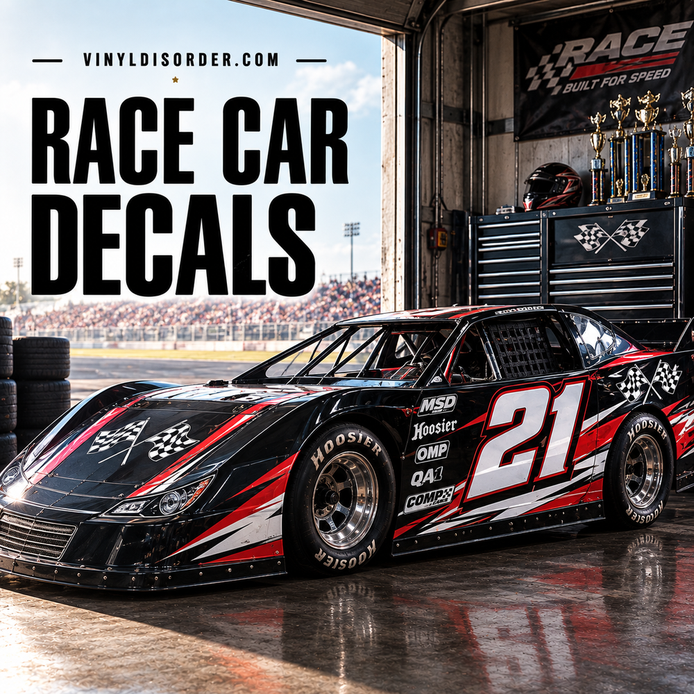 Race Car Decals