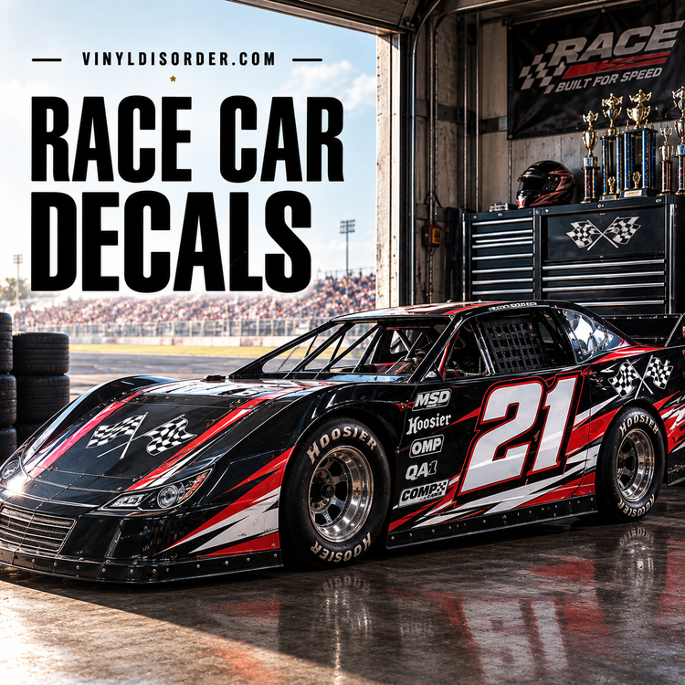 Race Car Decals