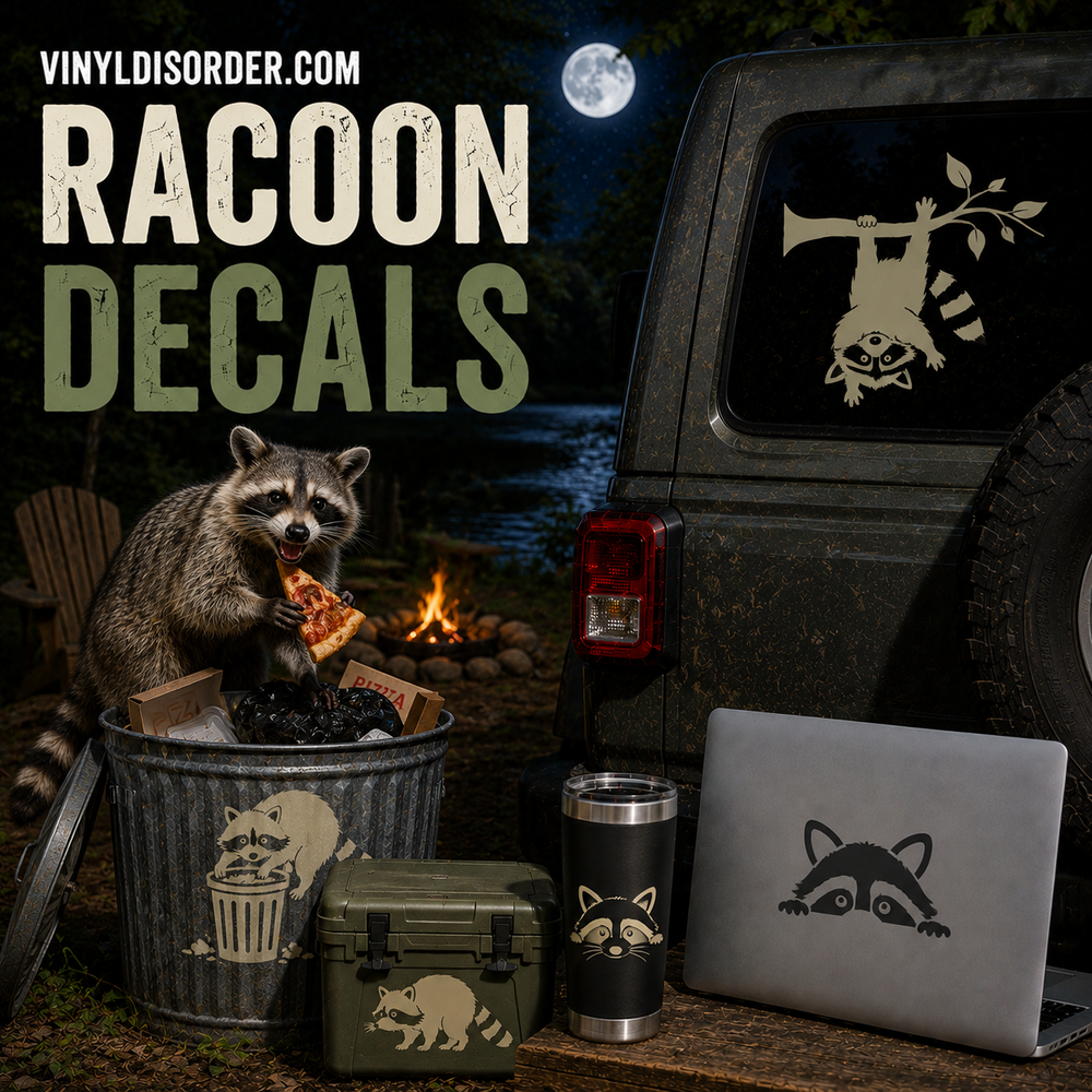 Raccoon Decals