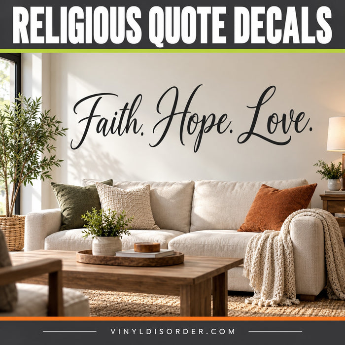 Religious Quote Decals