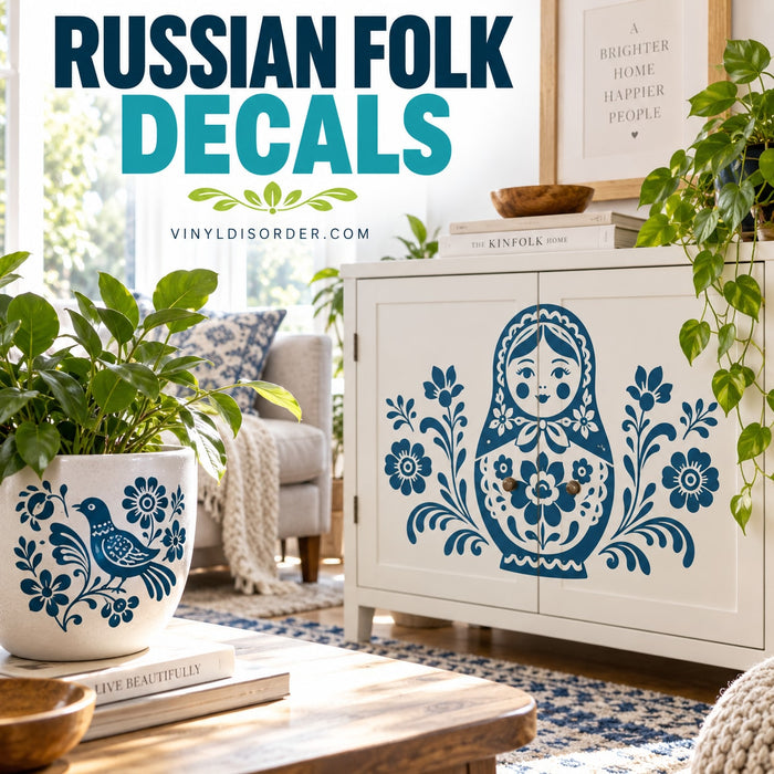 Russian Folk Decals