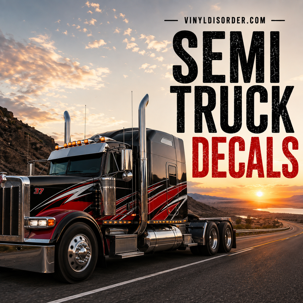 Semi Truck Decals
