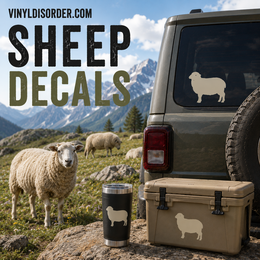 Sheep Decals