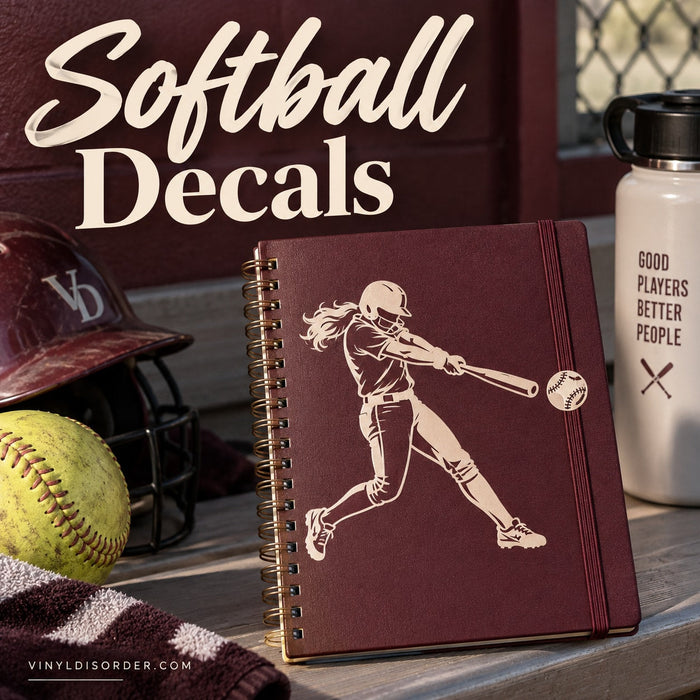 Softball Decals