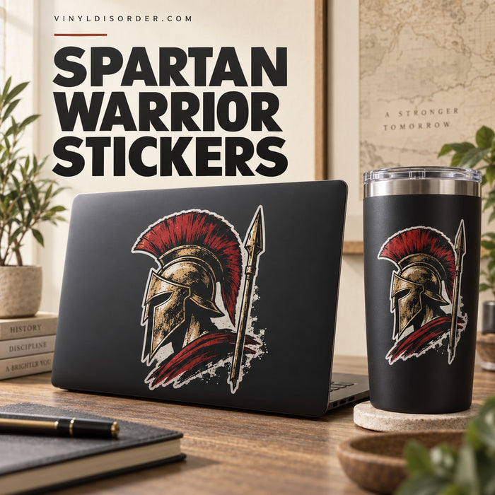 Spartan Warrior Stickers
