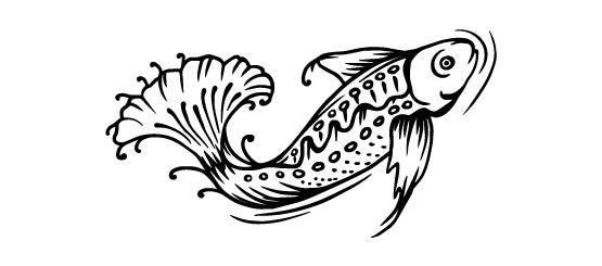 Tribal Fish Decals