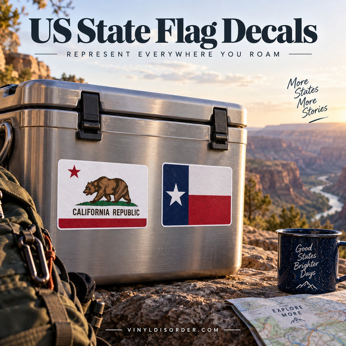 US State Flag Decals