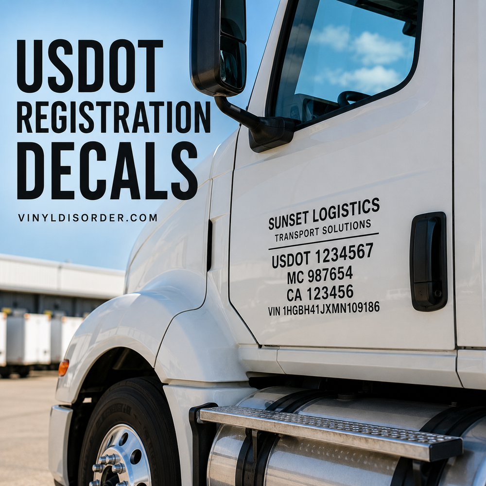 USDOT Registration Decals