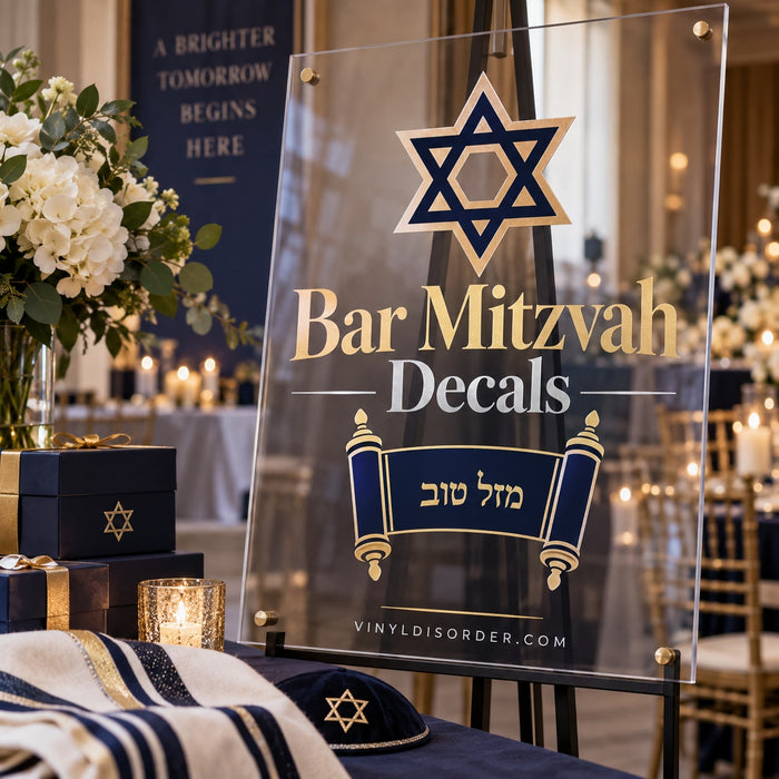 Bar Mitzvah Decals